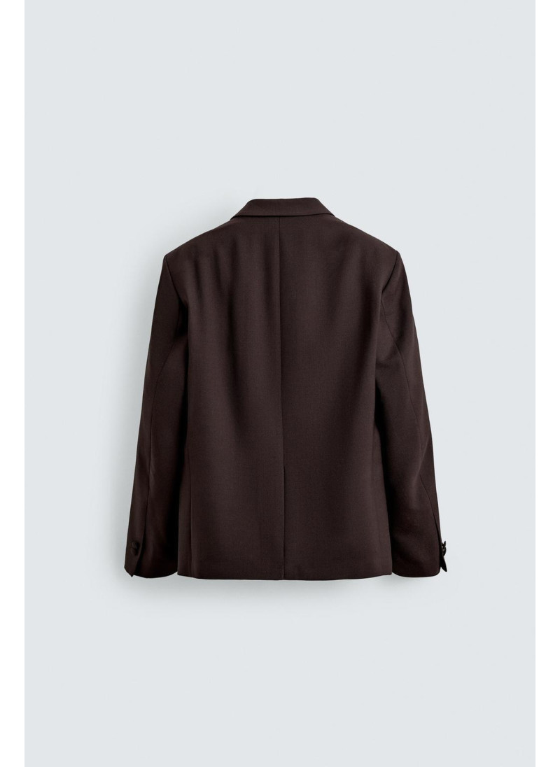 Пиджак с двубортной застежкой из шерстяной смеси Пиджак с двубортной застежкой из шерстяной смеси