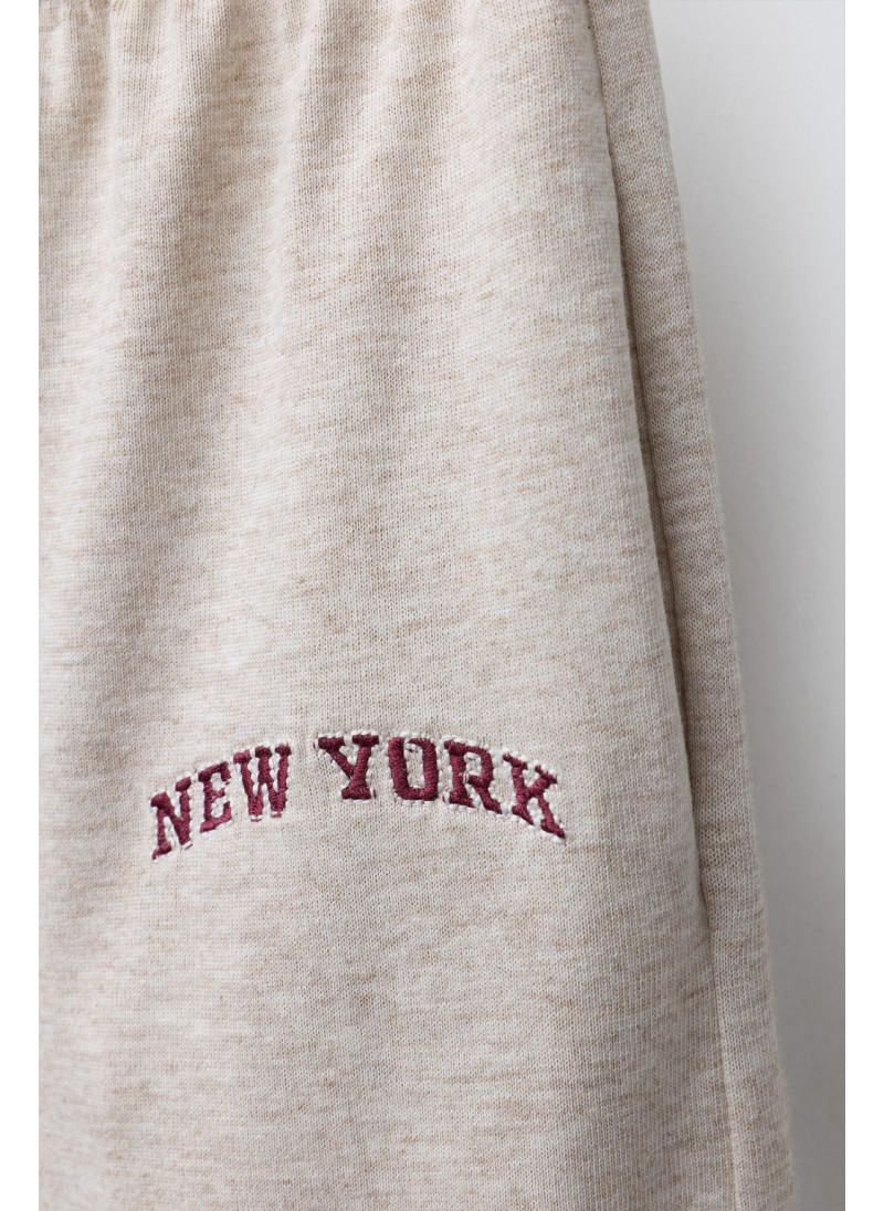 ШИРОКИЕ БРЮКИ ИЗ ПЛОТНОЙ ТКАНИ С ВЫШИВКОЙ ШИРОКИЕ БРЮКИ ИЗ ПЛОТНОЙ ТКАНИ С ВЫШИВКОЙ