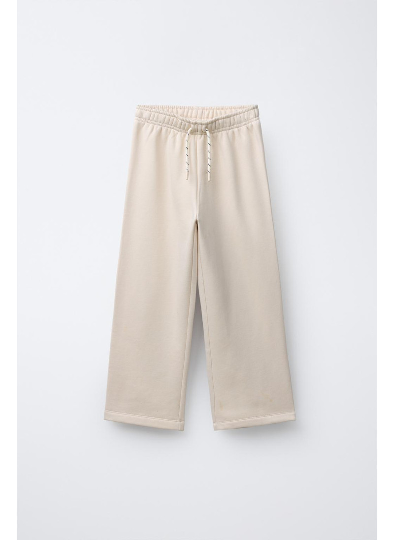 БРЮКИ WIDE LEG ИЗ МЯГКОЙ ТКАНИ