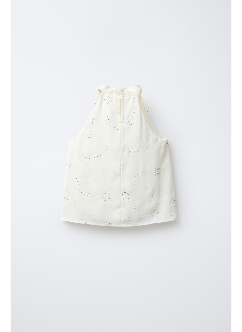 ТОП С ГОРЛОВИНОЙ ХАЛТЕР И СТРАЗАМИ ТОП С ГОРЛОВИНОЙ ХАЛТЕР И СТРАЗАМИ