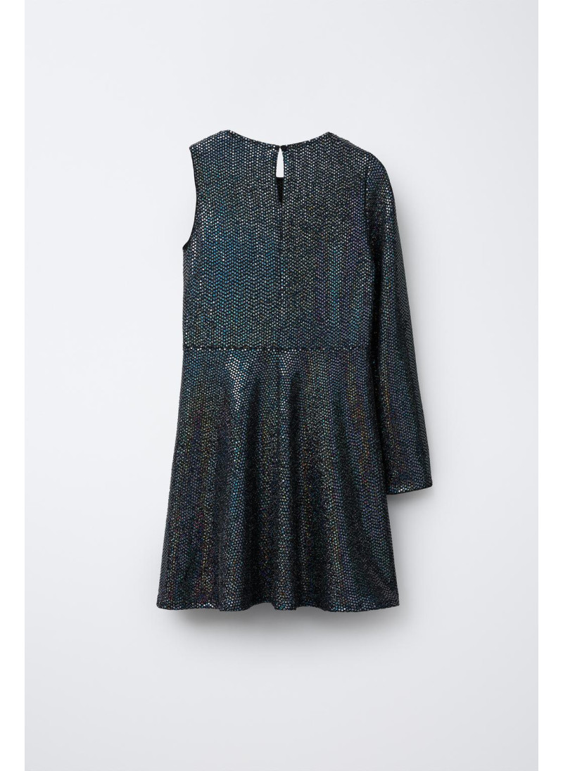 Платье с блестящими оборками Платье с блестящими оборками