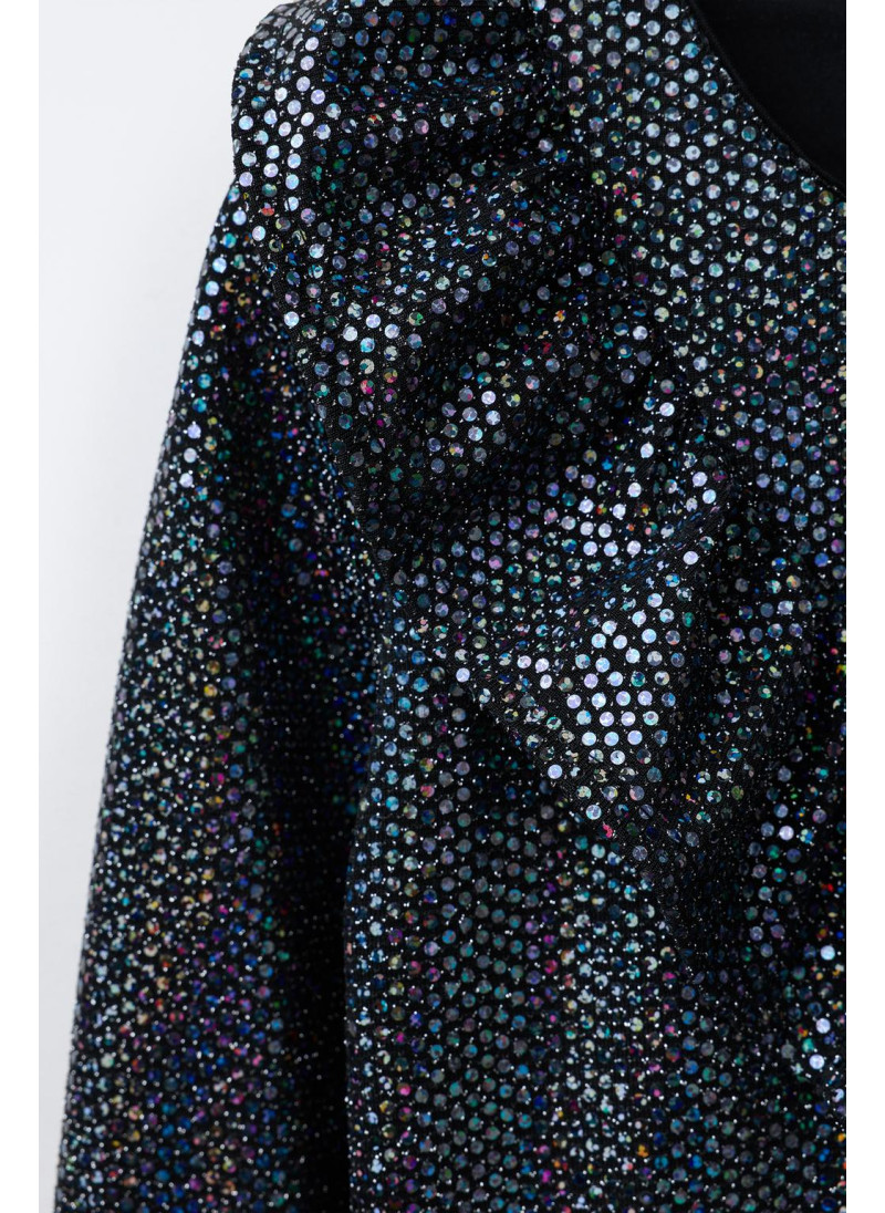 Платье с блестящими оборками Платье с блестящими оборками