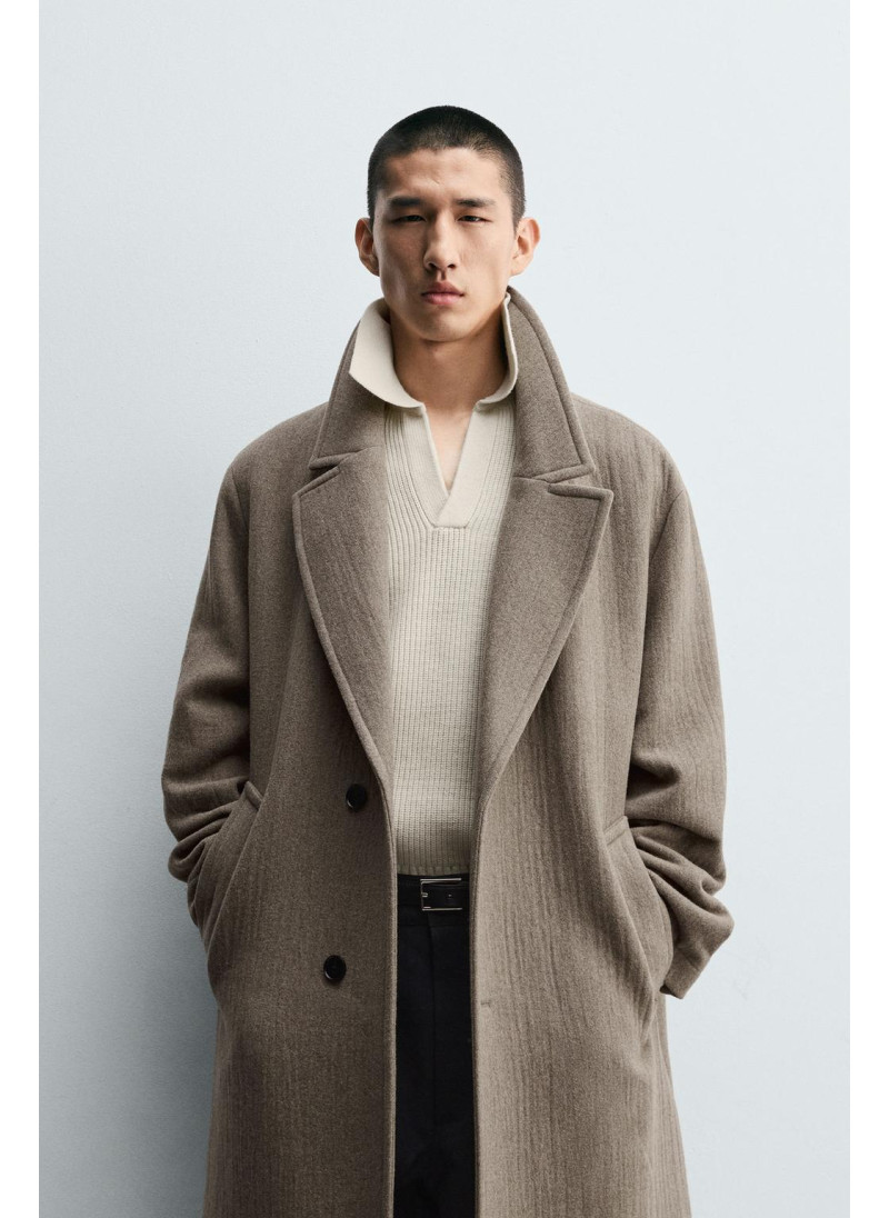 ПАЛЬТО RELAXED FIT ИЗ ШЕРСТИ ПАЛЬТО RELAXED FIT ИЗ ШЕРСТИ