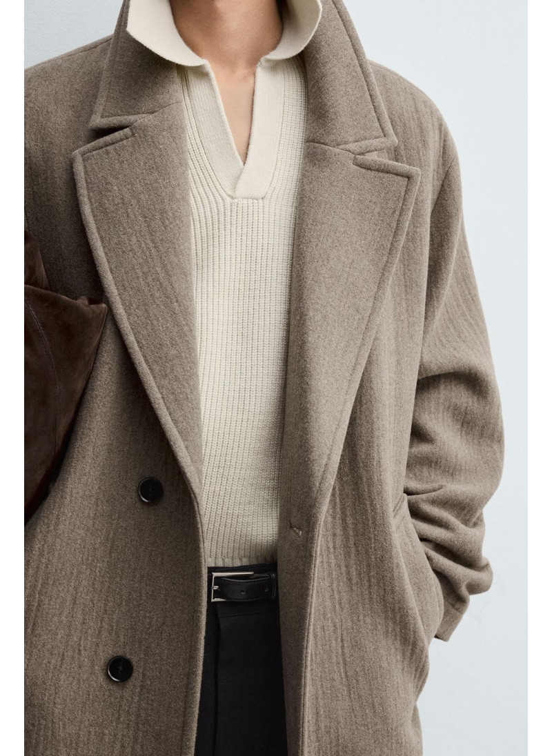 ПАЛЬТО RELAXED FIT ИЗ ШЕРСТИ ПАЛЬТО RELAXED FIT ИЗ ШЕРСТИ