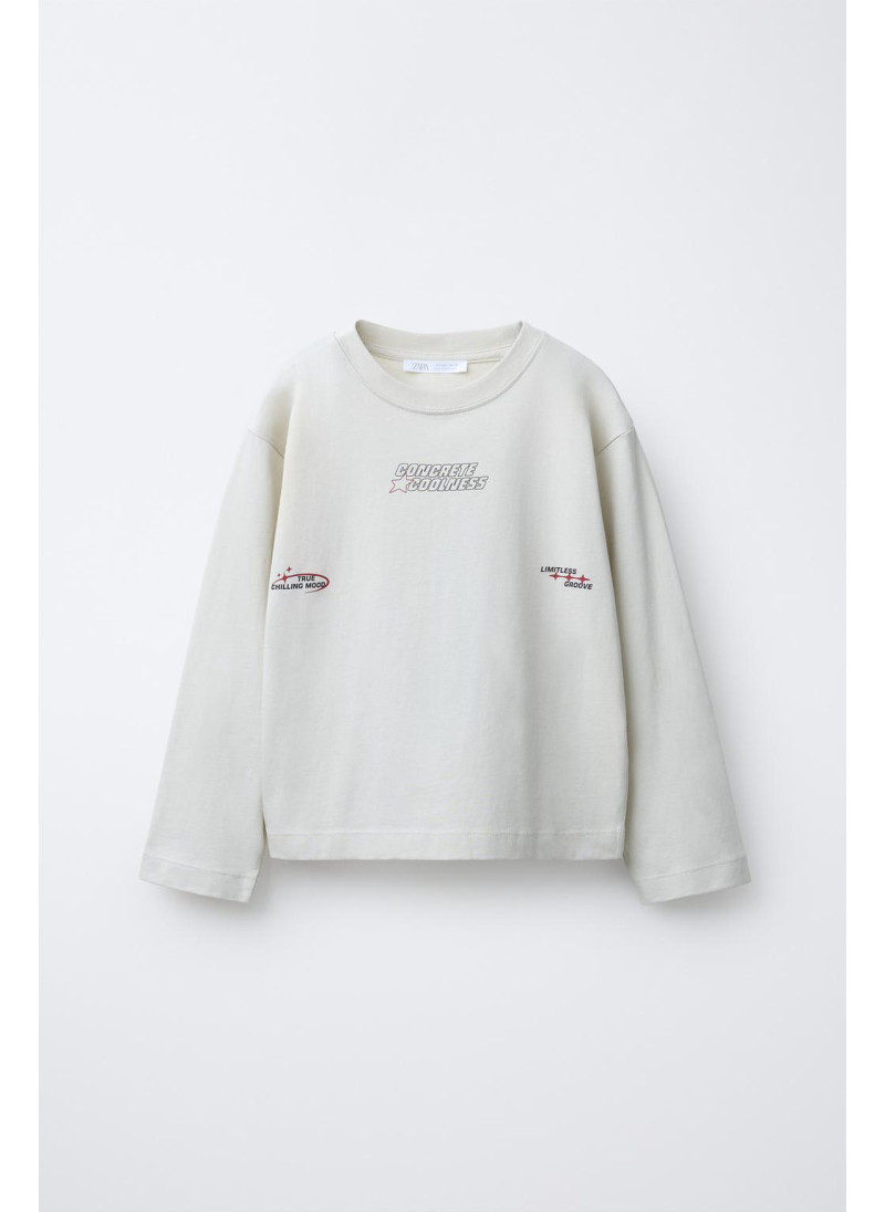 6-14 ЛЕТ/ПИЖАМА С ТЕКСТОВЫМ ПРИНТОМ 6-14 ЛЕТ/ПИЖАМА С ТЕКСТОВЫМ ПРИНТОМ