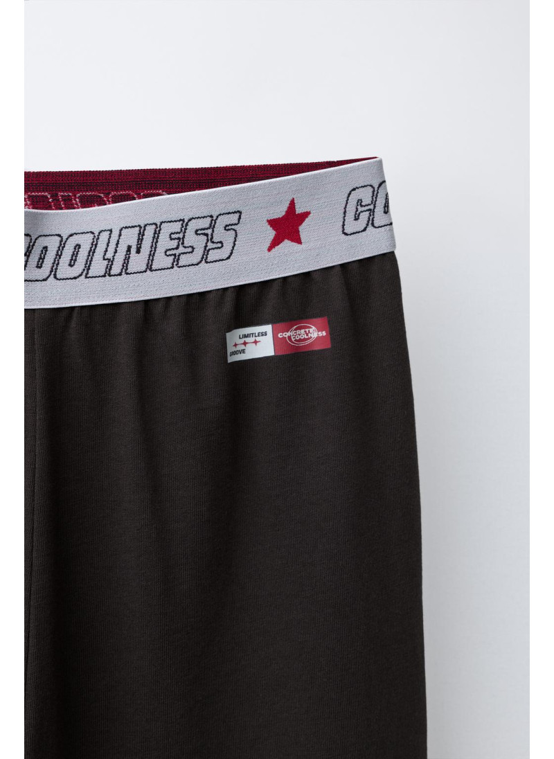 6-14 ЛЕТ/ПИЖАМА С ТЕКСТОВЫМ ПРИНТОМ 6-14 ЛЕТ/ПИЖАМА С ТЕКСТОВЫМ ПРИНТОМ