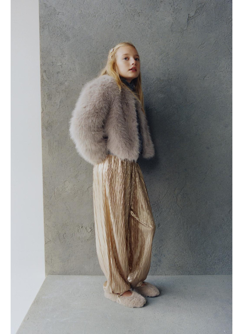 МЕТАЛЛИЗИРОВАННЫЕ БРЮКИ-БО...