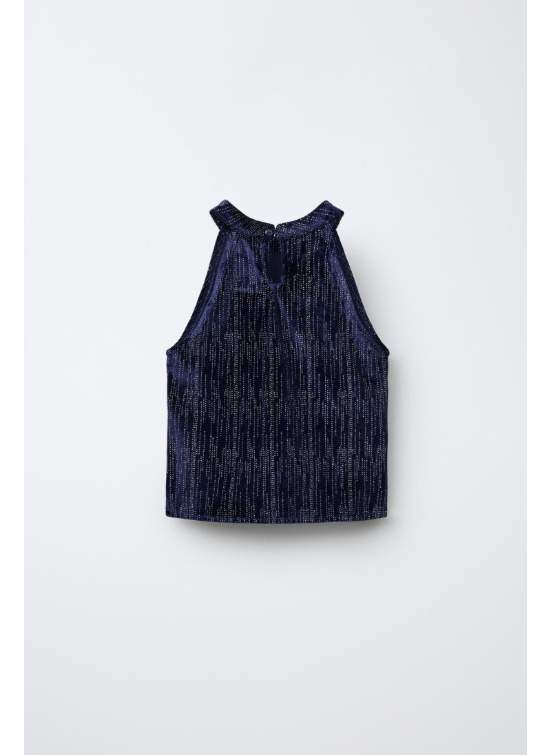 БАРХАТНЫЙ ТОП С БЛЁСТКАМИ БАРХАТНЫЙ ТОП С БЛЁСТКАМИ