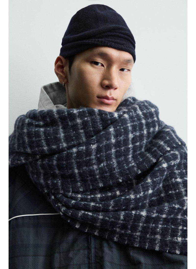 ШАРФ С НАЧЕСОМ В КЛЕТКУ ШАРФ С НАЧЕСОМ В КЛЕТКУ