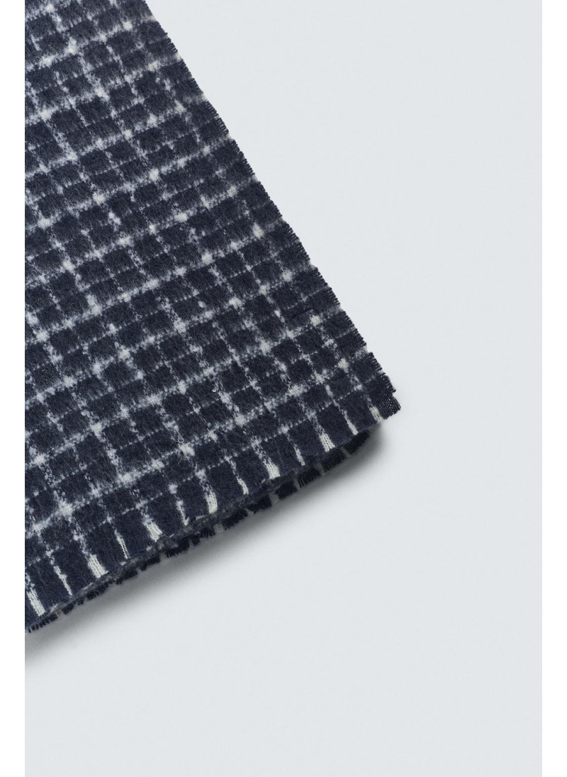 ШАРФ С НАЧЕСОМ В КЛЕТКУ ШАРФ С НАЧЕСОМ В КЛЕТКУ