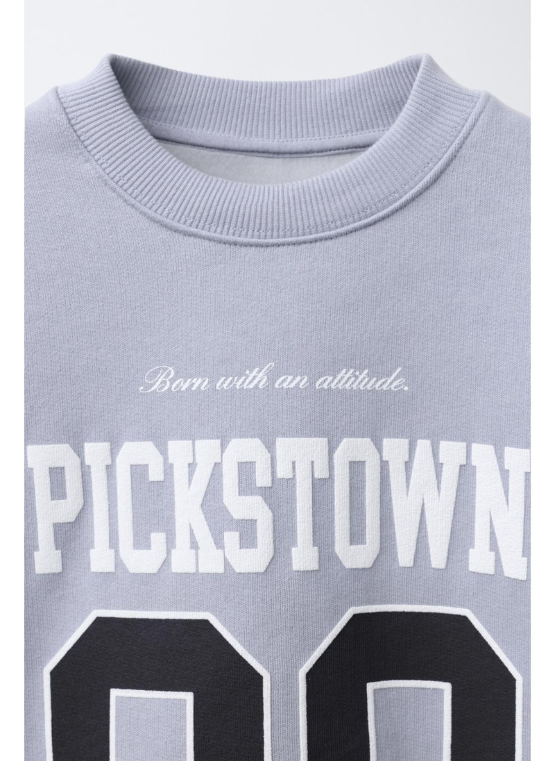 ТОЛСТОВКА С ПРИНТОМ «НОМЕР И НАДПИСЬ» ТОЛСТОВКА С ПРИНТОМ «НОМЕР И НАДПИСЬ»