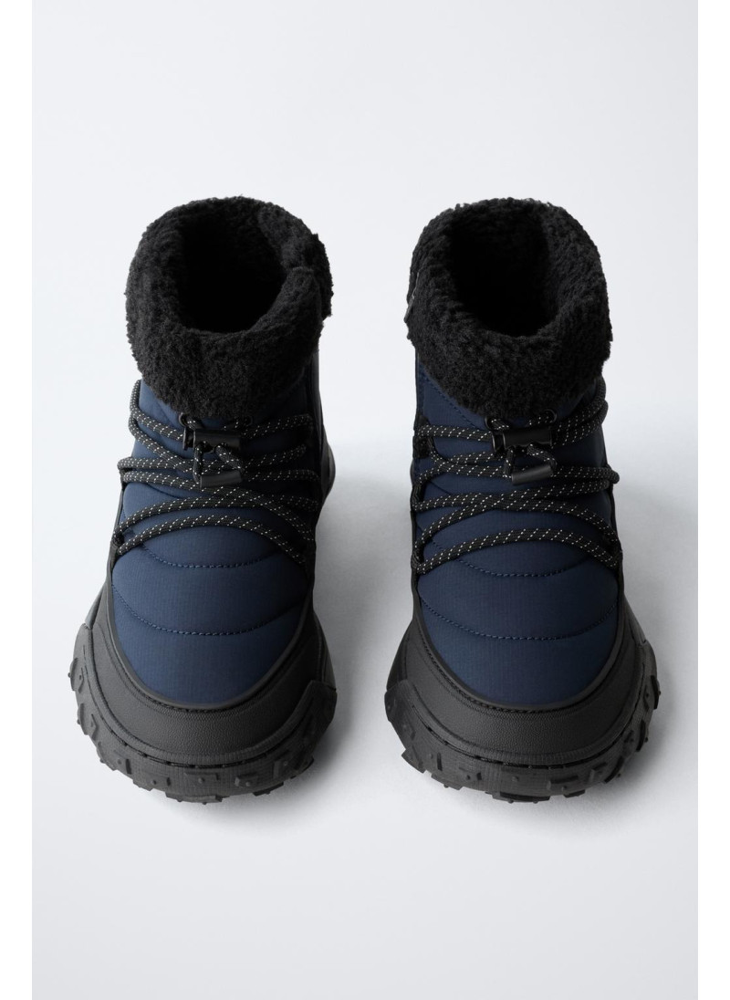 Утепленные сапоги от падающего снега с пряжками Утепленные сапоги от падающего снега с пряжками