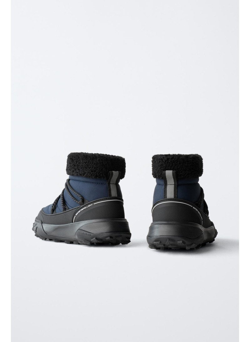 Утепленные сапоги от падающего снега с пряжками Утепленные сапоги от падающего снега с пряжками