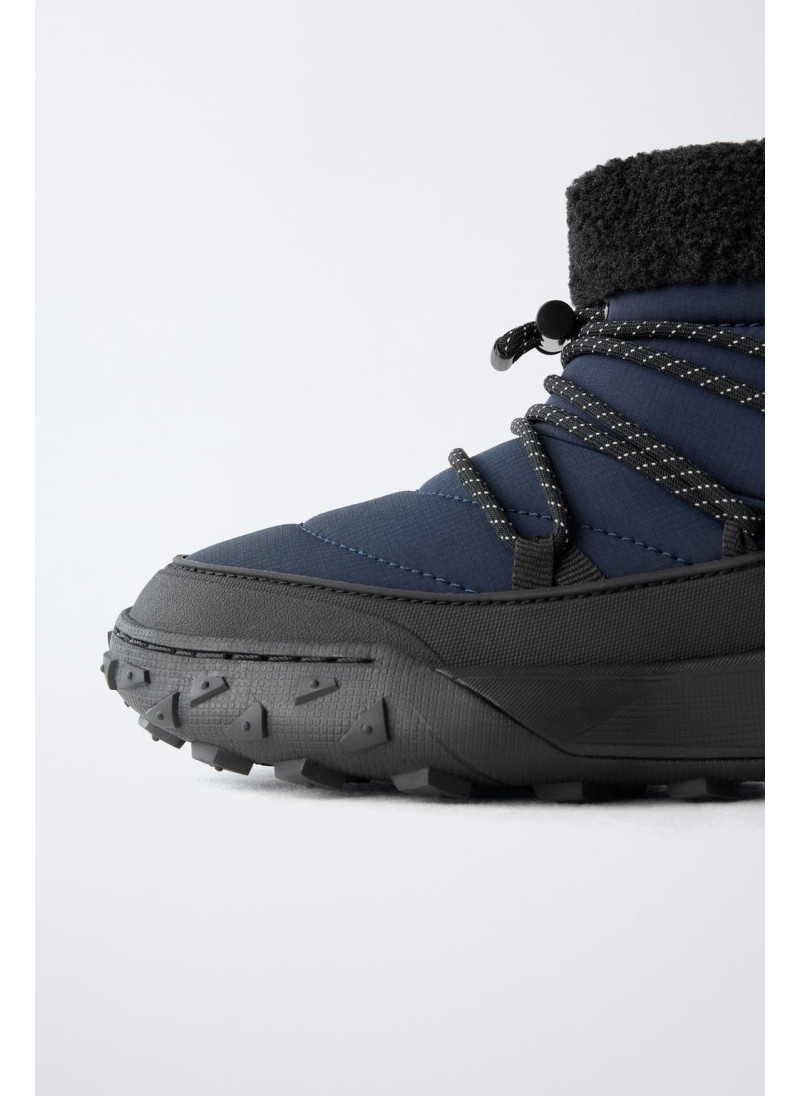 Утепленные сапоги от падающего снега с пряжками Утепленные сапоги от падающего снега с пряжками