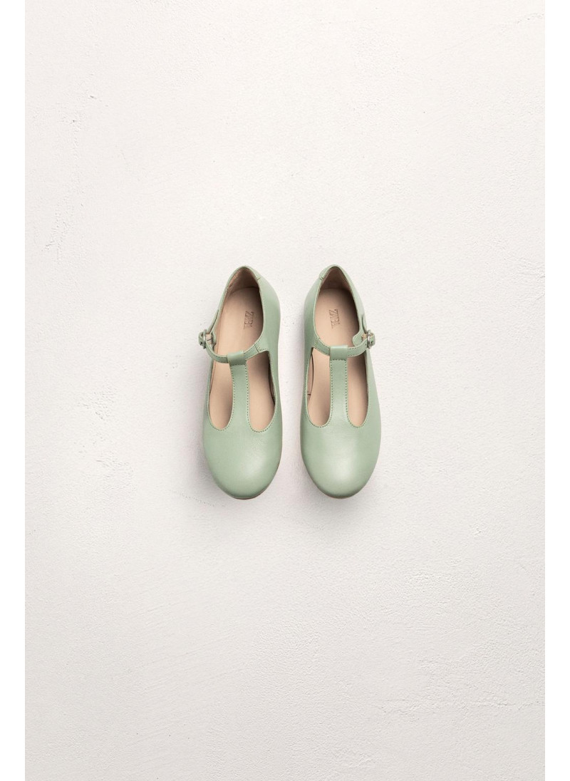 Туфли балетки t-bar из кожи - лимитированная коллекция Туфли балетки t-bar из кожи - лимитированная коллекция