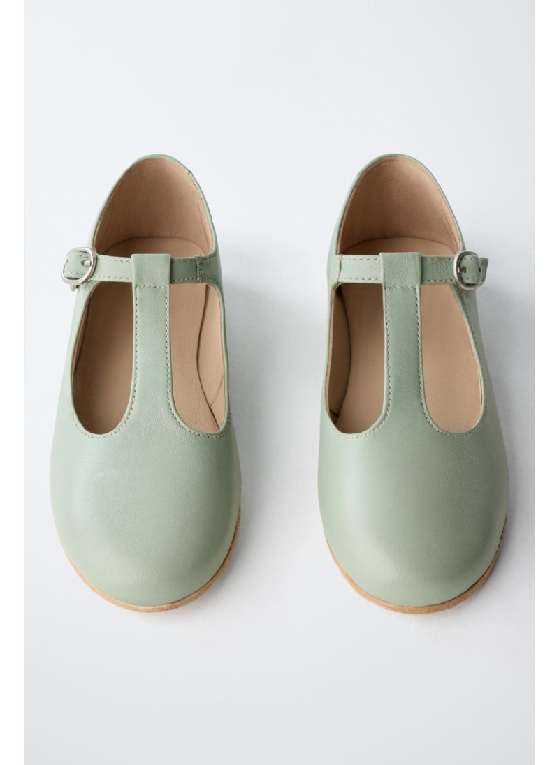 Туфли балетки t-bar из кожи - лимитированная коллекция Туфли балетки t-bar из кожи - лимитированная коллекция