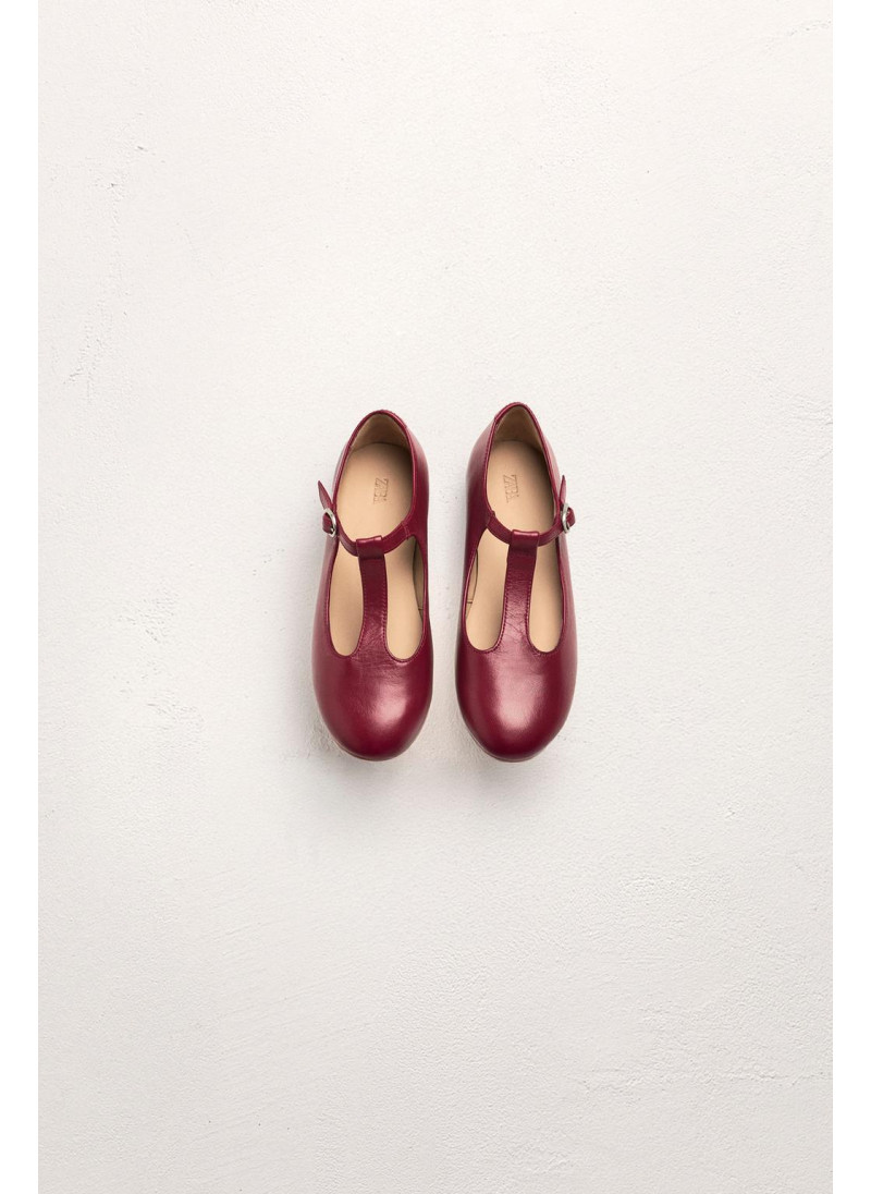 Туфли балетки t-bar из кожи - лимитированная коллекция Туфли балетки t-bar из кожи - лимитированная коллекция
