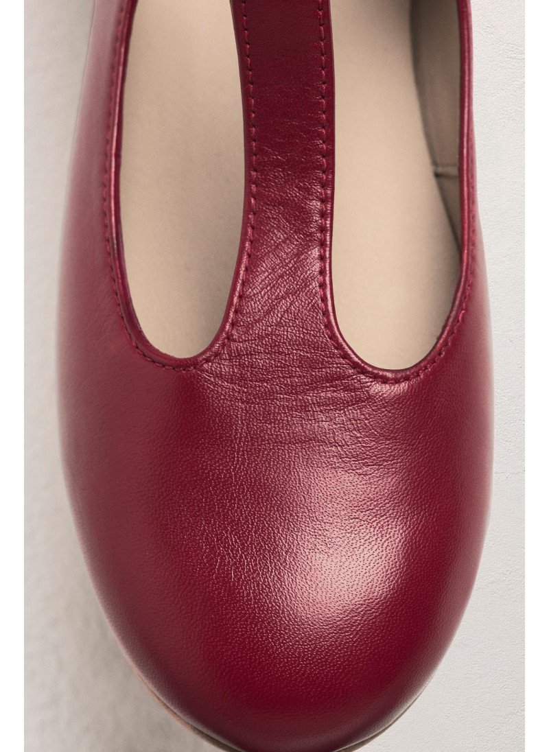 Туфли балетки t-bar из кожи - лимитированная коллекция Туфли балетки t-bar из кожи - лимитированная коллекция