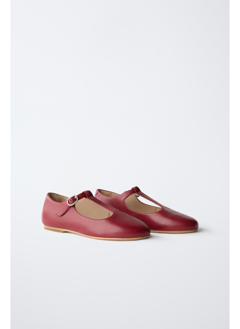 Туфли балетки t-bar из кожи - лимитированная коллекция Туфли балетки t-bar из кожи - лимитированная коллекция