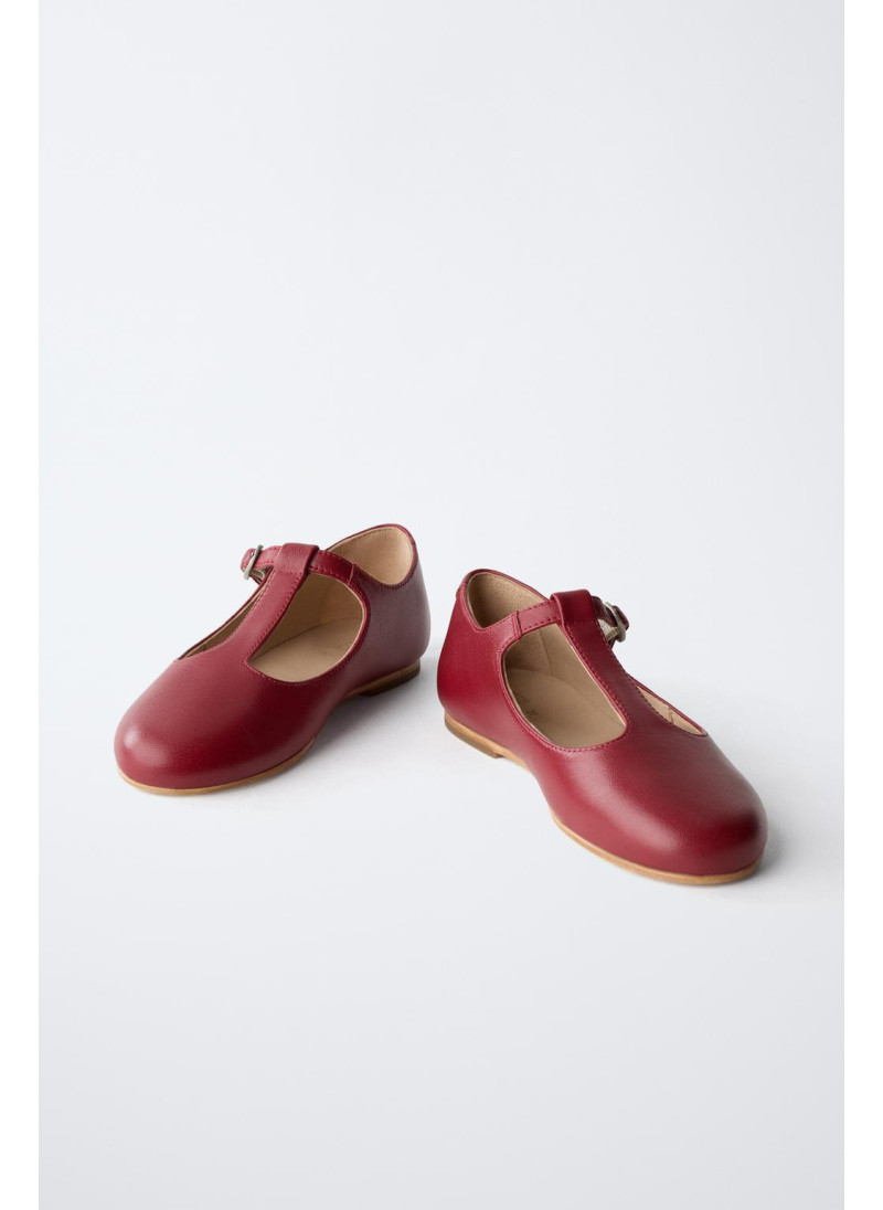 Туфли балетки t-bar из кожи - лимитированная коллекция Туфли балетки t-bar из кожи - лимитированная коллекция