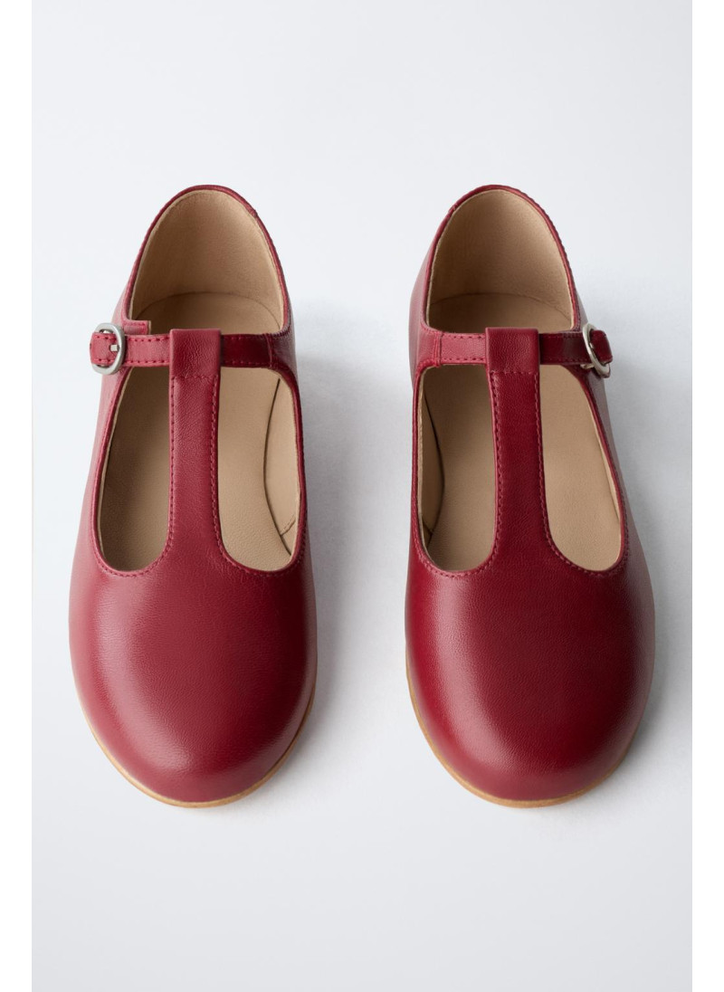 Туфли балетки t-bar из кожи - лимитированная коллекция Туфли балетки t-bar из кожи - лимитированная коллекция