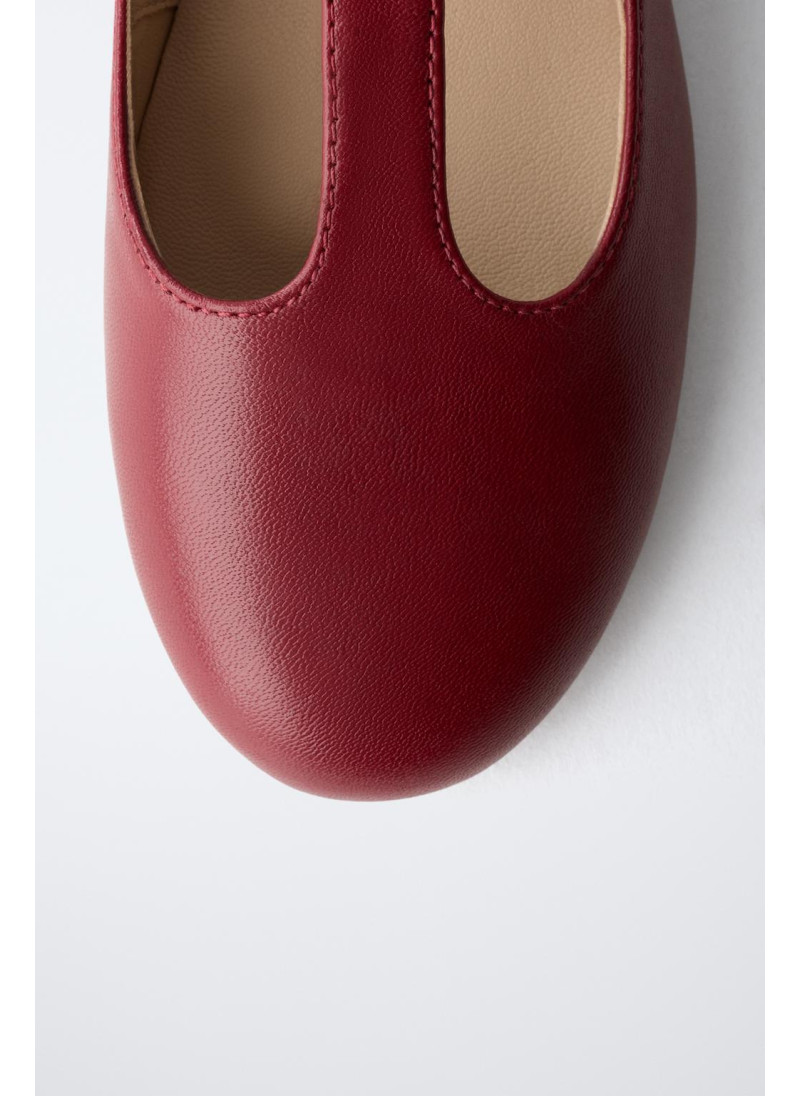 Туфли балетки t-bar из кожи - лимитированная коллекция Туфли балетки t-bar из кожи - лимитированная коллекция