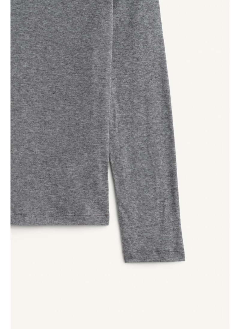 Длинное рукав тканевая сорочка Длинное рукав тканевая сорочка