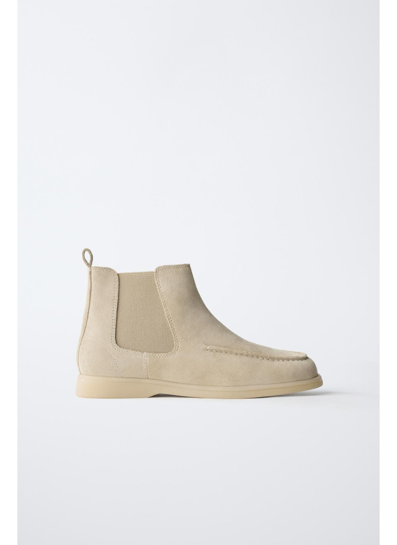 КОЖАНЫЕ БОТИНКИ В МОРСКОМ С...