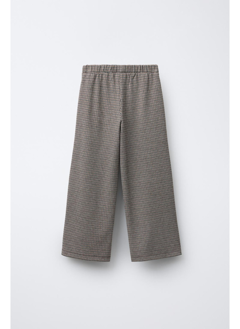 БРЮКИ WIDE LEG ЖАККАРД С ПУГОВИЦАМИ БРЮКИ WIDE LEG ЖАККАРД С ПУГОВИЦАМИ