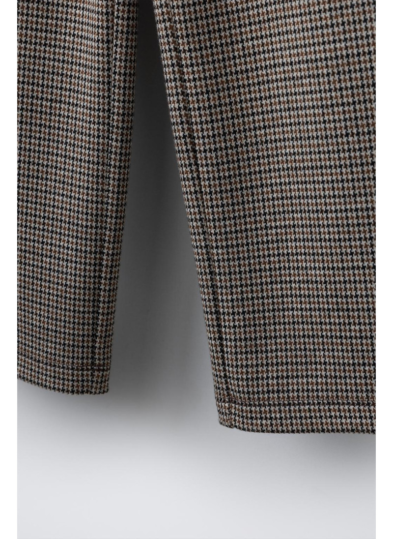 БРЮКИ WIDE LEG ЖАККАРД С ПУГОВИЦАМИ БРЮКИ WIDE LEG ЖАККАРД С ПУГОВИЦАМИ