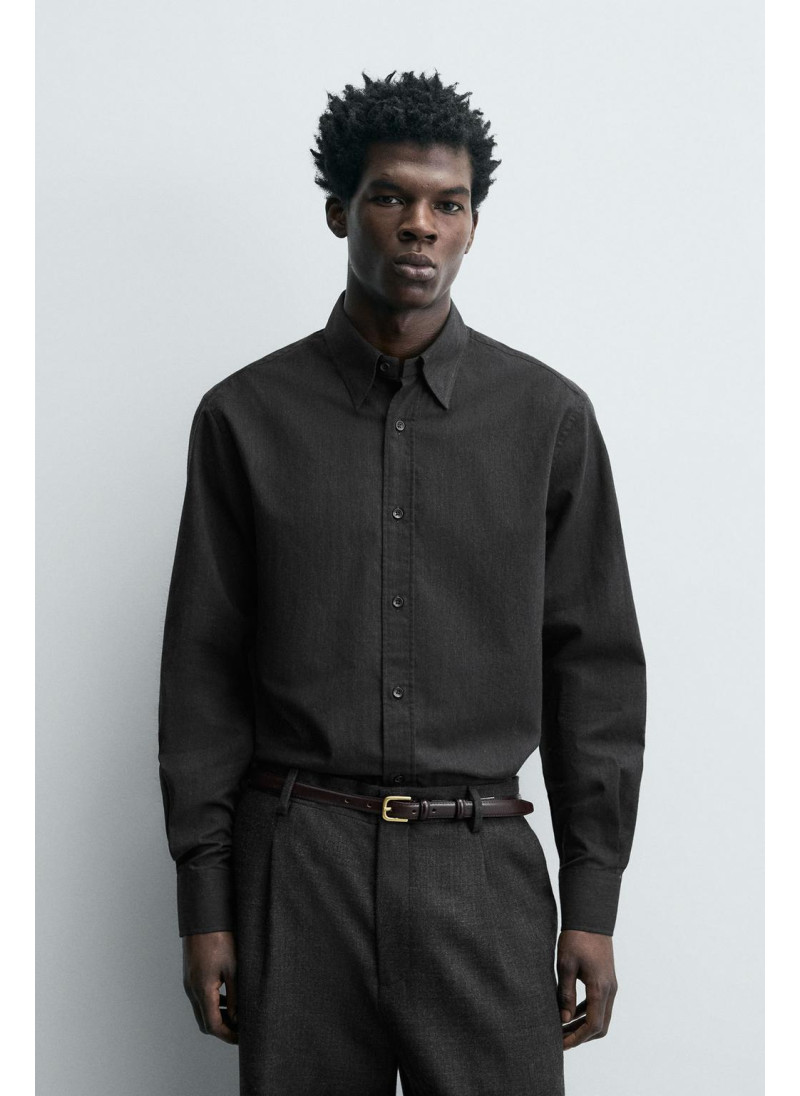 Рубашка из хлопка свободного кроя limited edition Рубашка из хлопка свободного кроя limited edition