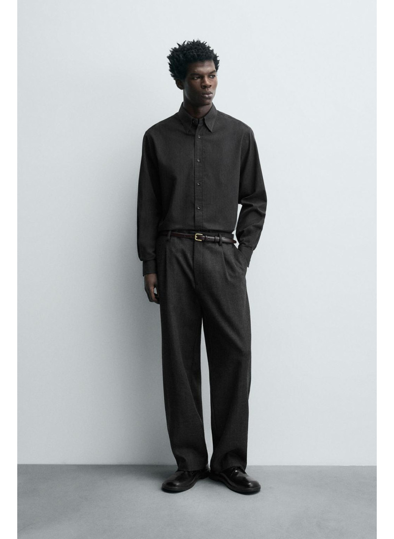 Рубашка из хлопка свободно�...