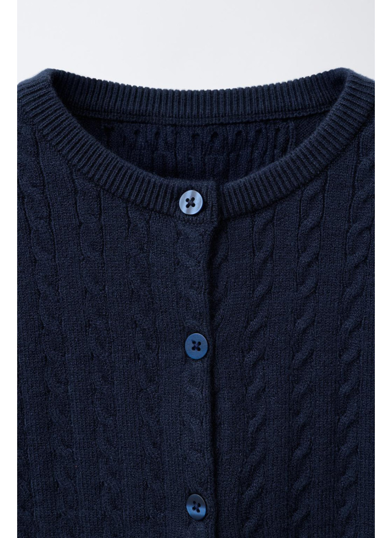 КАРДИГАН С УЗОРОМ «КОСЫ» КАРДИГАН С УЗОРОМ «КОСЫ»