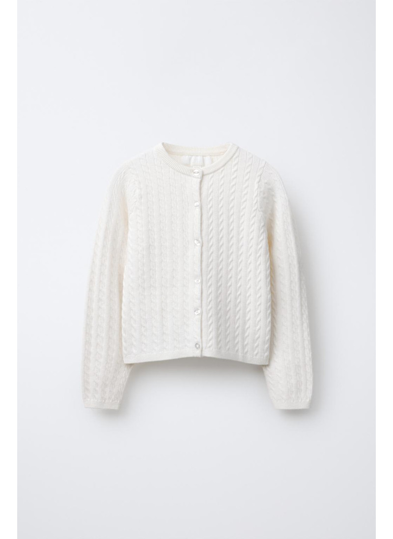 КАРДИГАН С УЗОРОМ «КОСЫ» КАРДИГАН С УЗОРОМ «КОСЫ»