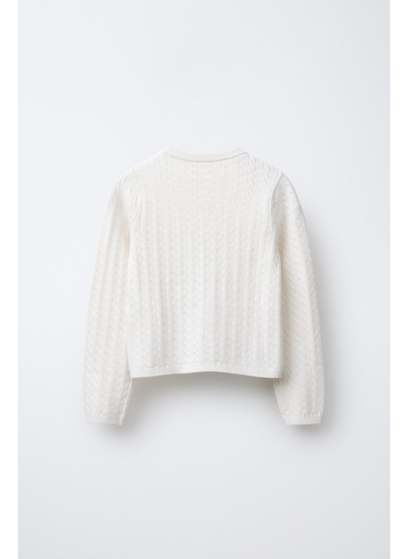 КАРДИГАН С УЗОРОМ «КОСЫ» КАРДИГАН С УЗОРОМ «КОСЫ»