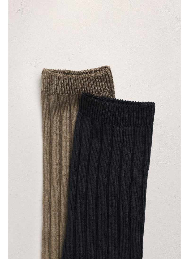 Набор из двух пар длинных жаккардовых носков limited edition Набор из двух пар длинных жаккардовых носков limited edition